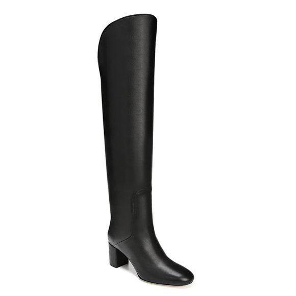 Via Spiga Shoes - NEW Via Spiga Nair Knee High Boot Black Leather 6